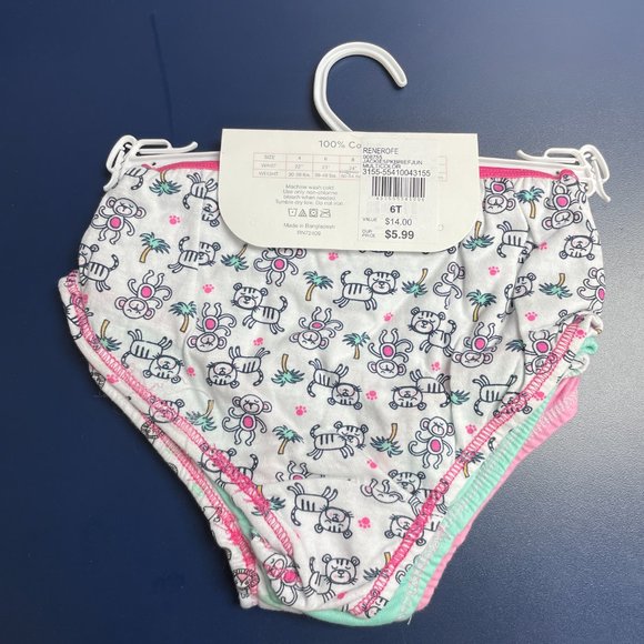 NWT Rene Rofe Underwear Set - Girls Size 4 or Size 6 - Picture 7 of 10